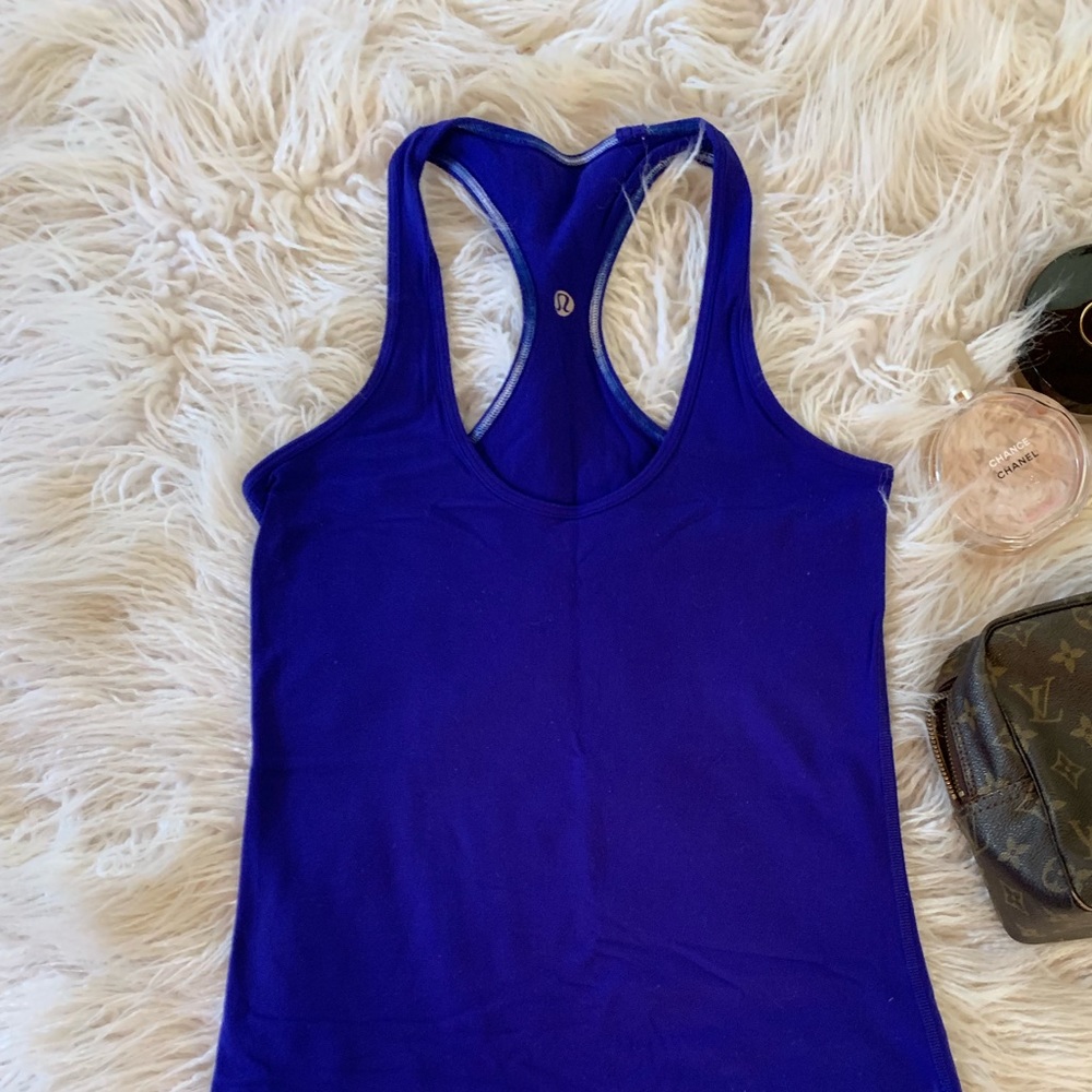 Lululemon Cool Racerback- Sapphire Blue size 6